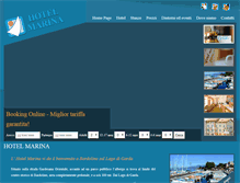 Tablet Screenshot of hotel-marina.it