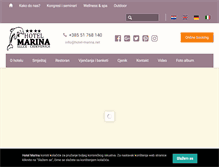 Tablet Screenshot of hotel-marina.net